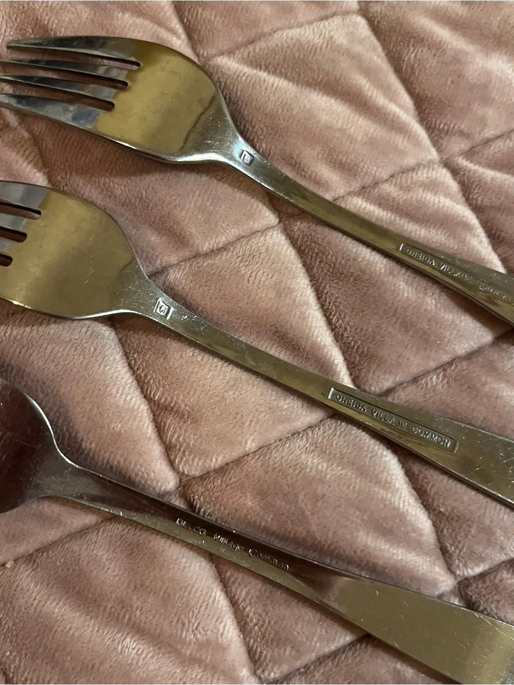 Oneida Stainless steel northland Dinner Forks lot of 3